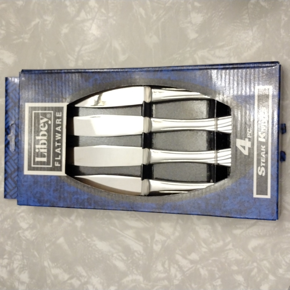 Libby flatware 4pc. Steak knives.